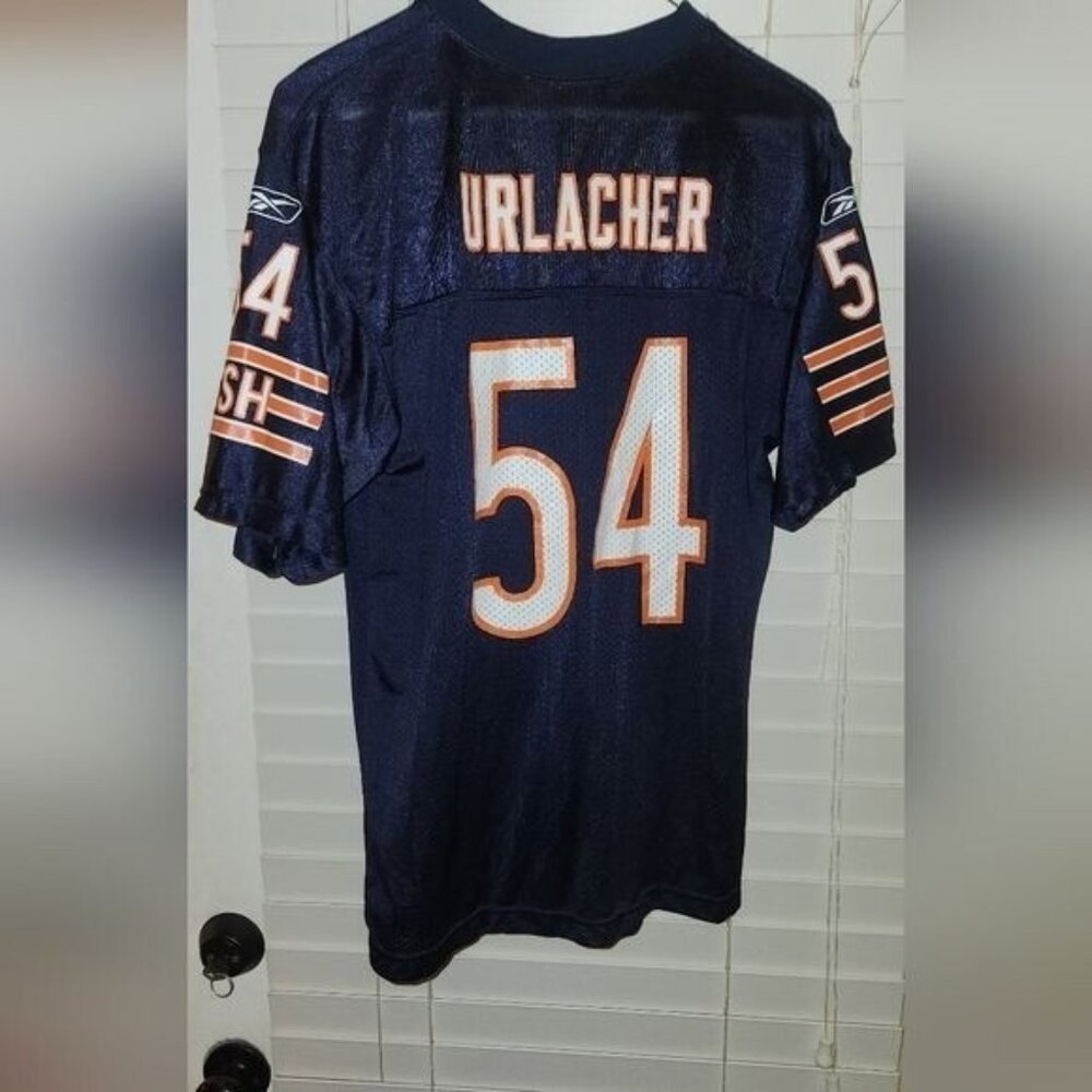 reebok CHICAGO BEARS BRIAN URLACHER #54 jersey BOYS large 14/16 preowned